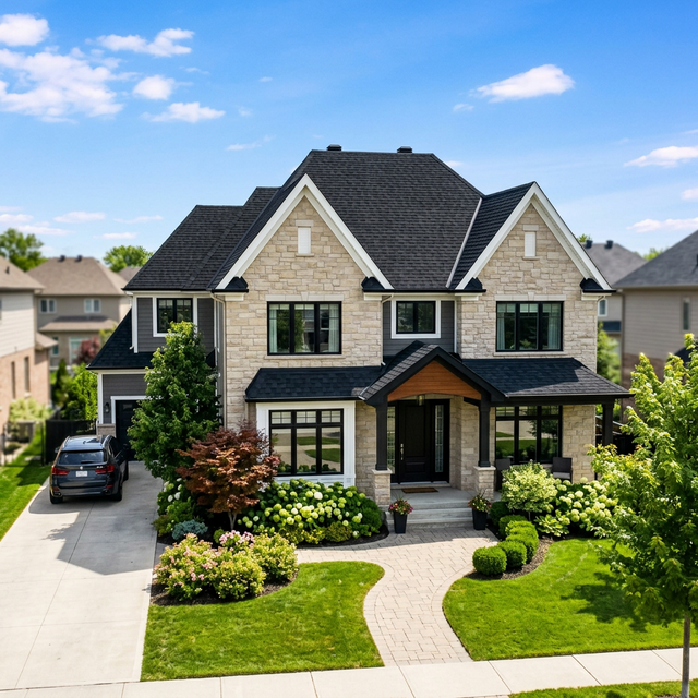 New beautifully installed roof